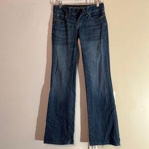 American Eagle Girls Favorite Boyfriend Blue  Denim Jeans Size 0